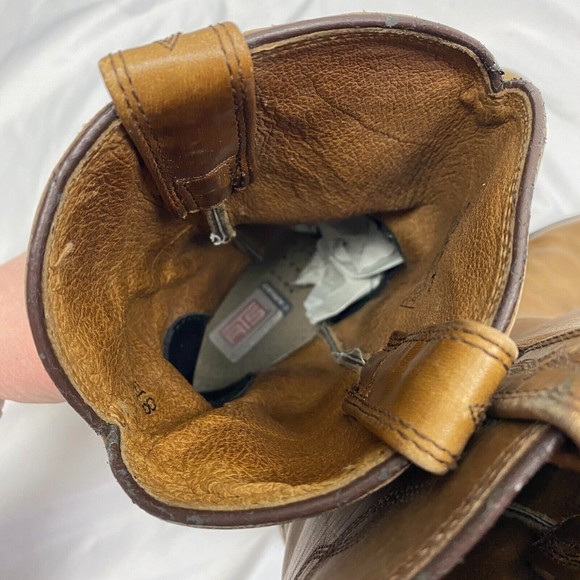 Ariat Heritage Womens Roper Boots Camel Brown Cowgirl Western Leather Size 8 B - Picture 10 of 10